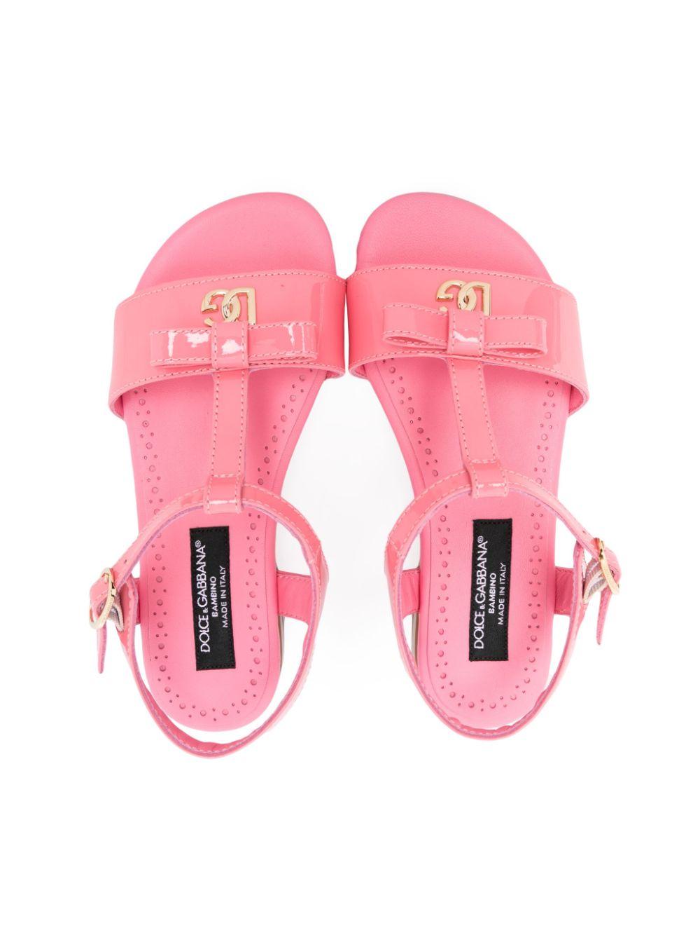 Sandali con fiocco D11155 A1328 80424 DOLCE & GABBANA KIDS 