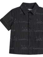 Camicia per neonato Dolce & Gabbana Kids nero in denim con colletto classico L14S22 LDC87 S9000 DOLCE & GABBANA KIDS 