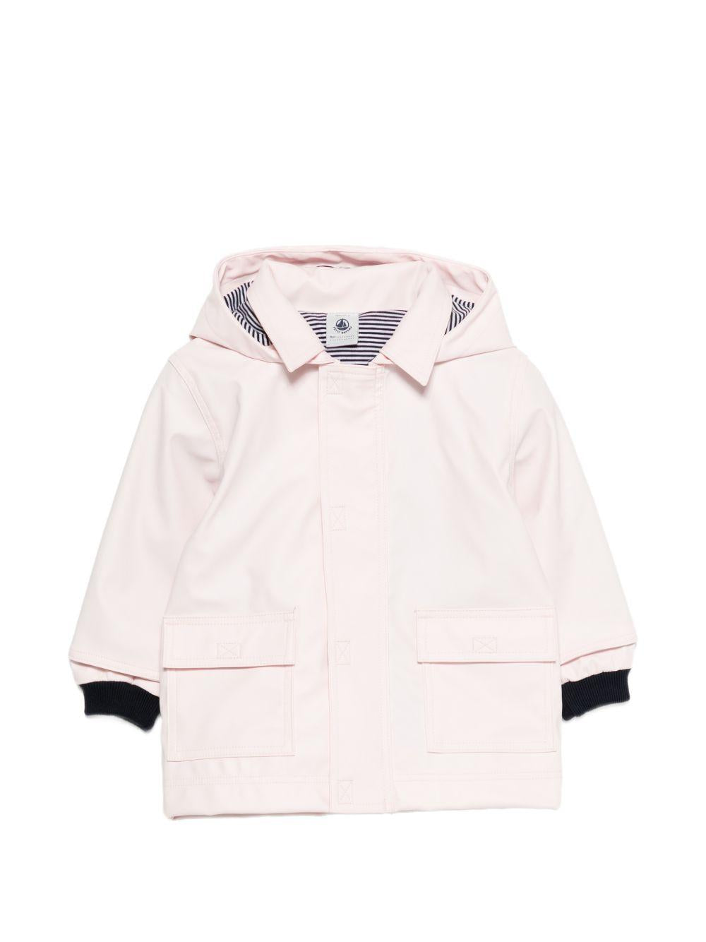 Giubbino impermeabile per neonata Petit Bateau rosa con cappuccio A0FKB 02 PETIT BATEAU KIDS 