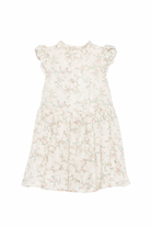 Abito per bambina Bonpoint bianco con stampa floreale all-over S06GDRW00018 547B BONPOINT KIDS 