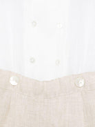 Set t-shirt e shorts per neonato Mariella Ferrari multicolor con colletto alla Peter Pan PLE5 P26 ECRU MARIELLA FERRARI 