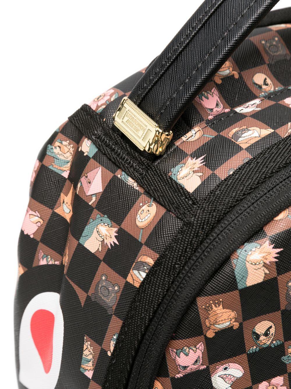 Zaino per bambini Sprayground Kid marrone con stampa Stealth Crew 910B8768 NSZ SPRAYGROUND 