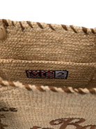 Borsa tote MC2 Saint Barth beige chiaro con due manici superiore tondi VANI013 00435L MC2 ST. BARTH KIDS 