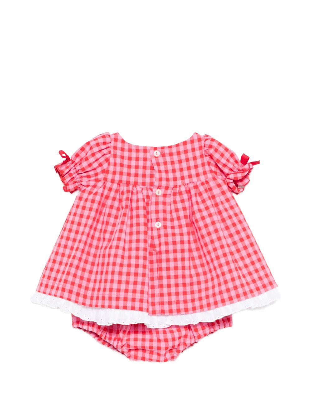 Abito per neonata La Stupenderia rosso con bordo in pizzo 2TBCT62 Y52 LA STUPENDERIA KIDS 