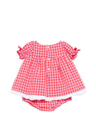Abito per neonata La Stupenderia rosso con bordo in pizzo 2TBCT62 Y52 LA STUPENDERIA KIDS 