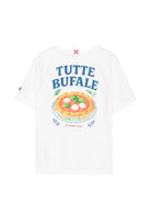 T-shirt per bambino MC2 Saint Barth Kids bianca con stampa Portland PRL0001 01227L MC2 ST. BARTH KIDS 