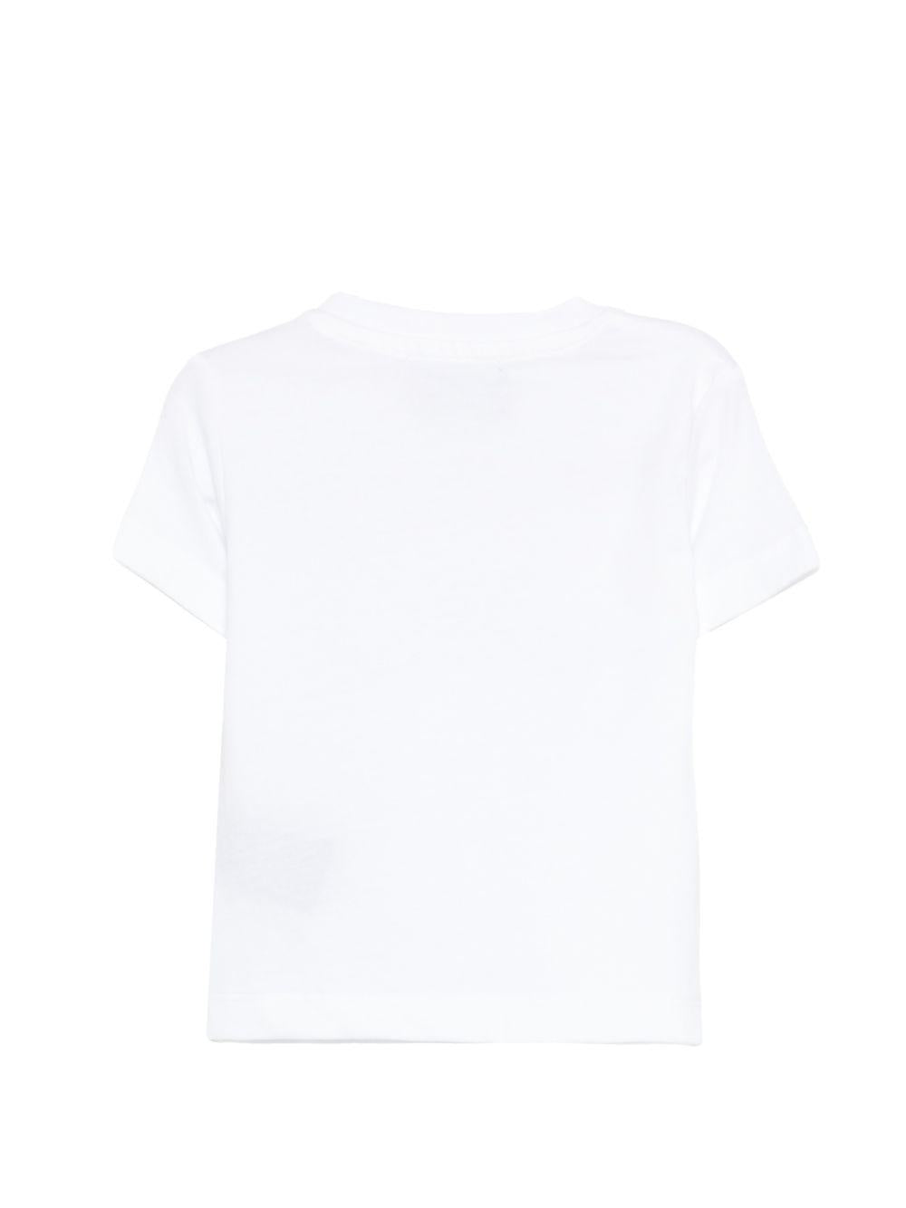 T-shirt per neonato John Richmond Junior bianca con dettaglio logo RIP26104TS WHITE JOHN RICHMOND KIDS 