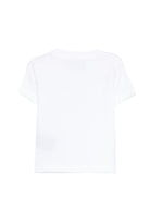 T-shirt per neonato John Richmond Junior bianca con dettaglio logo RIP26104TS WHITE JOHN RICHMOND KIDS 