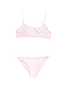 Set 2 pezzi da bagno per bambina MC2 Saint Barth Kids rosa con coulisse JAI0001 00852L MC2 ST. BARTH KIDS 