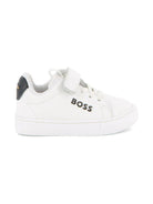 Scarpe per bambino Boss Kids bianche con strappo J52824 10P BOSS KIDS 
