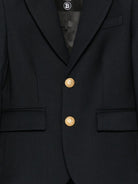 Blazer per bambino Balmain Kids blu scuro con bottoni BY2P14 I0196 621OR BALMAIN KIDS 