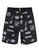 Costume per bambino Boss Kids nero con stampa grafica all-over J52905 09B BOSS KIDS 