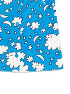 Gonna per bambina Stella McCartney Kids azzurro a coste con stampa TX7A61 Z3081 644MC STELLA McCARTNEY KIDS 