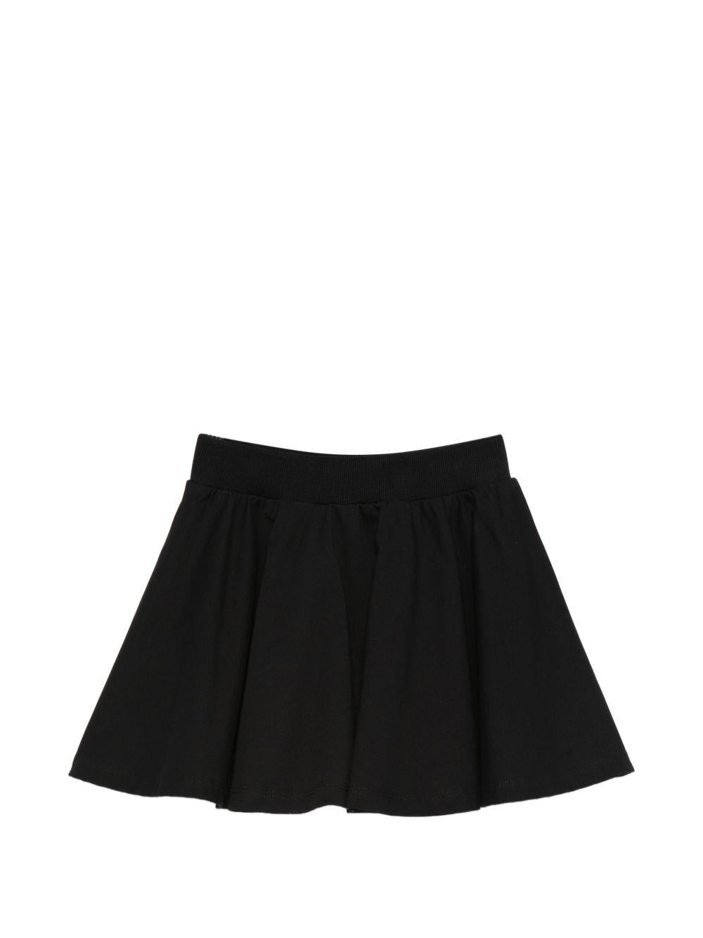 Gonna per bambina Moschino Kids nera con stampa Teddy Bear HDJ047LCA19 60100 MOSCHINO KIDS 