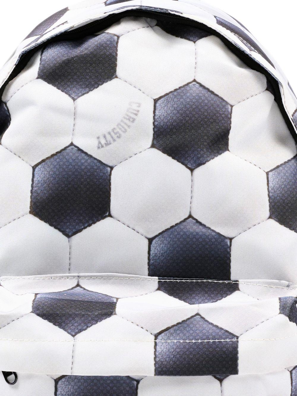 Zaino per bambino Molo Kids bianco e nero con stampa grafica pallone da calcio all-over 7W26V203 6253 MOLO KIDS 