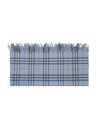Coperta per neonato Burberry Kids azzurra con motivo a quadri 8117632 A2209 BURBERRY KIDS 
