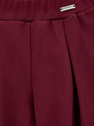Pantaloni per bambina Monnalisa Kids rossi con trama in twill 17H401 8300 0069 MONNALISA KIDS 