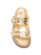 Ciabatte per bambina Elisabetta Franchi La Mia Bambina oro con cinturino in fibbia F4A2E0602190 7511 ElISABETTA FRANCHI KIDS 