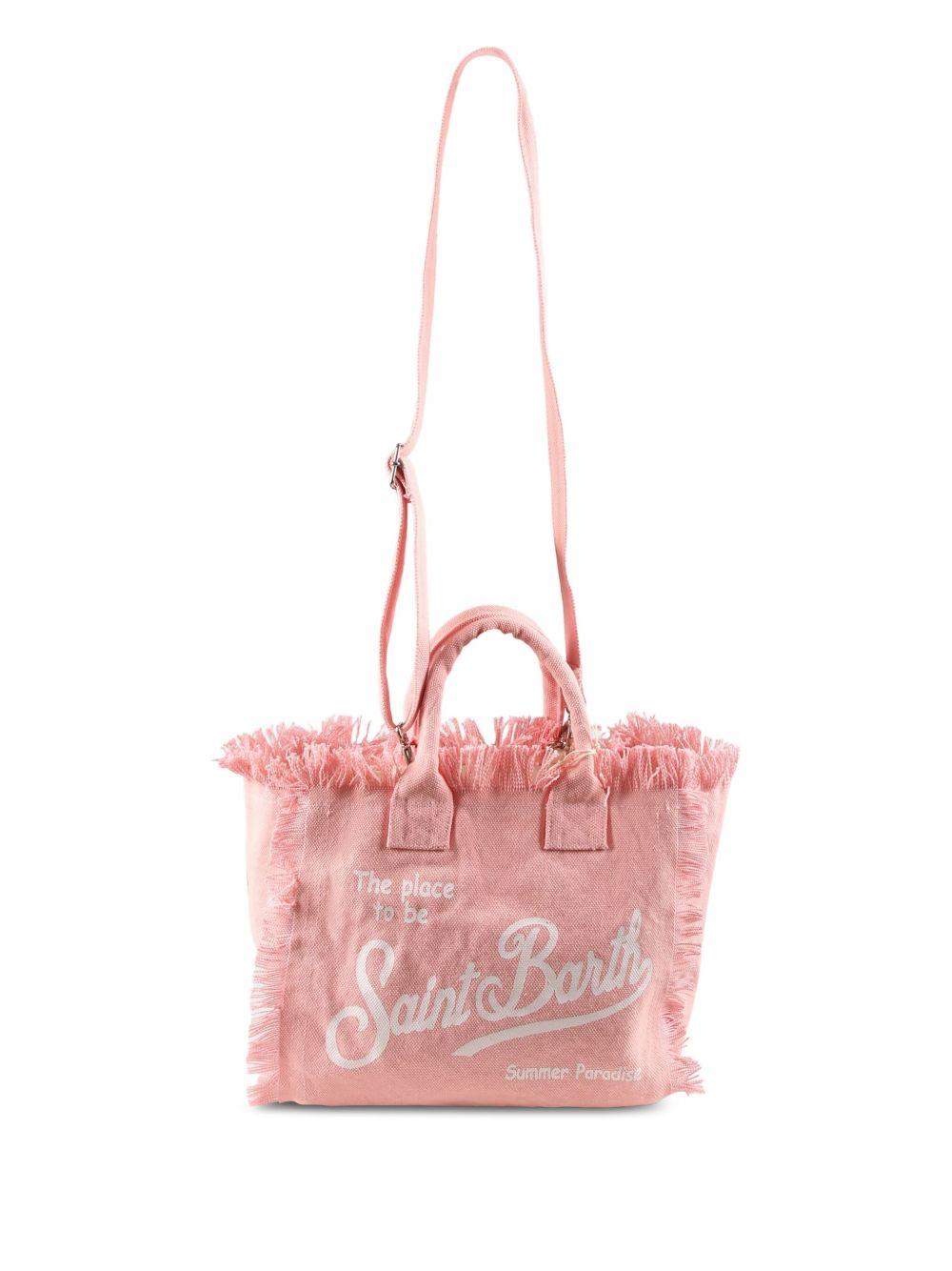 Borsa Colette MC2 Saint Barth rosa con dettaglio frange COL0001 00135L MC2 ST. BARTH KIDS 