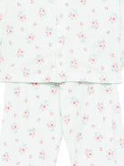 Pigiama per bambina Petit Bateau azzurro con stampa floreale A0F1H 02 PETIT BATEAU KIDS 