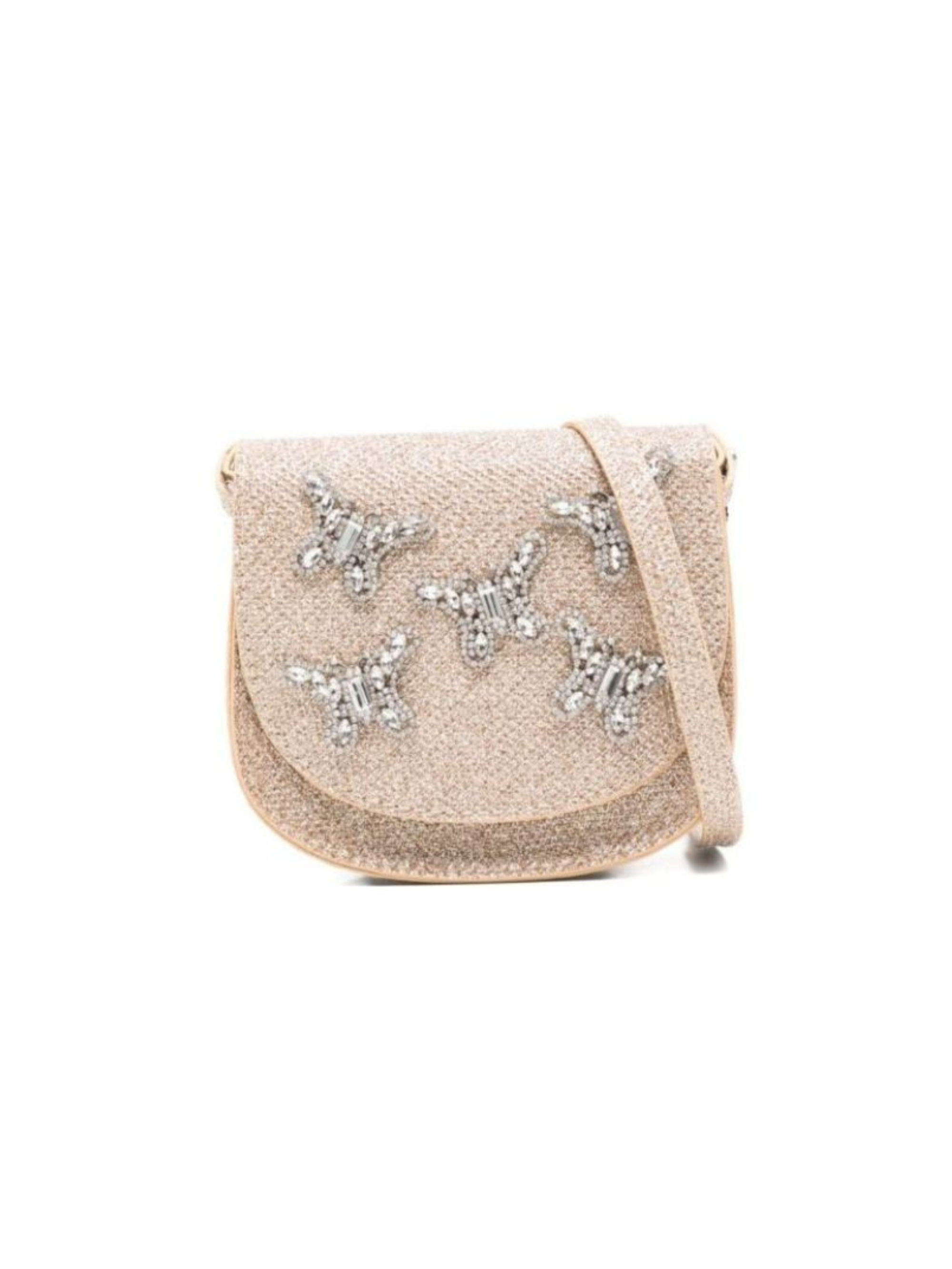 Borsa per bambina Aruna Seth color oro con applicazione farfalle BAG01 GOLD ARUNA SETH KIDS 