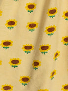 Abito per bambina Bobo Choses Sunflower giallo con stampa girasole B125AC090 199 BOBO CHOSES 