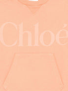 Abito per bambina Chloé Kids rosa con logo sul davanti C21230 43A CHLOE' KIDS 
