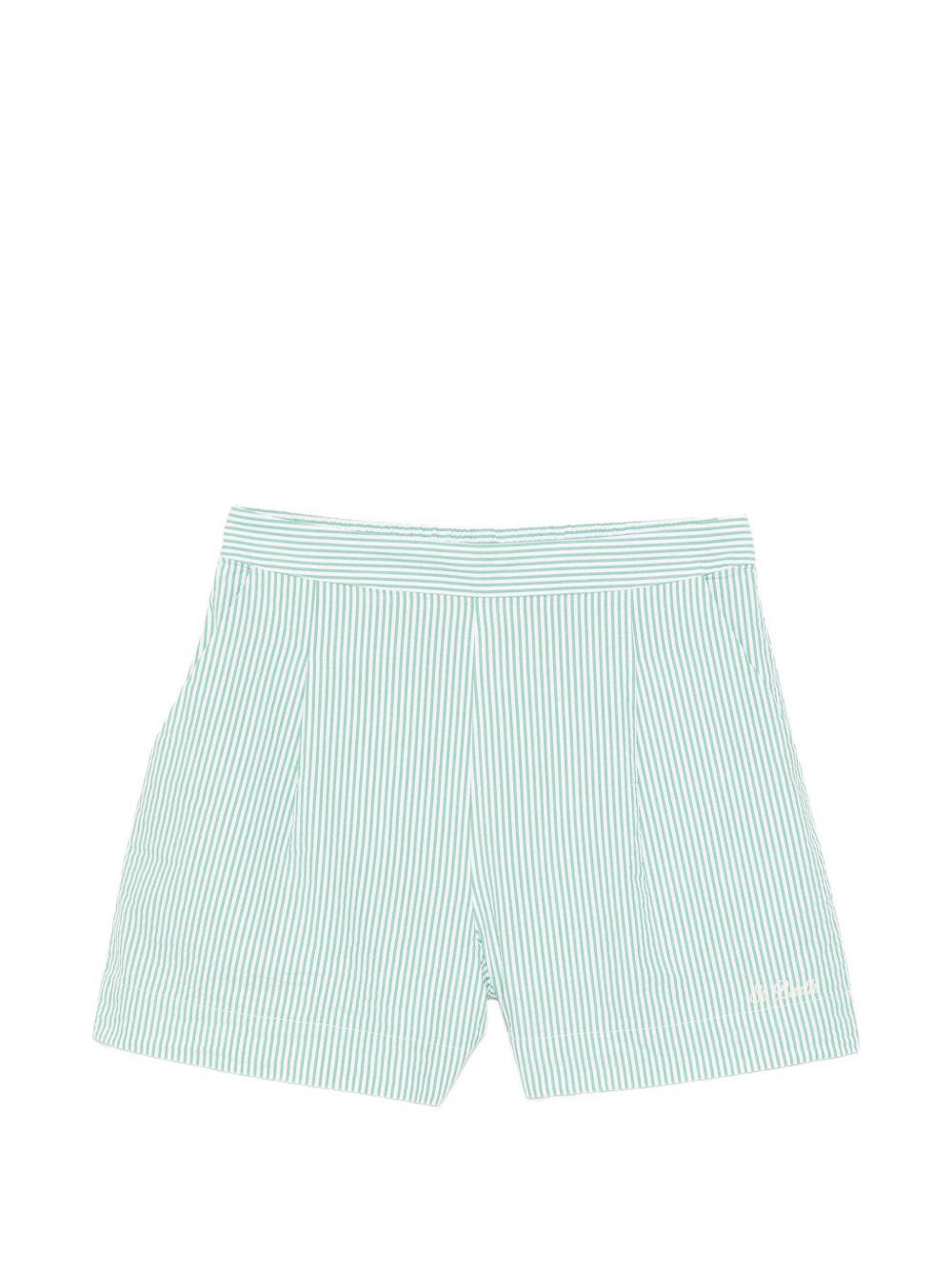 Shorts Amani per donna MC2 Saint Barth azzurri con design a righe AMN0001 01413L MC2 ST. BARTH 