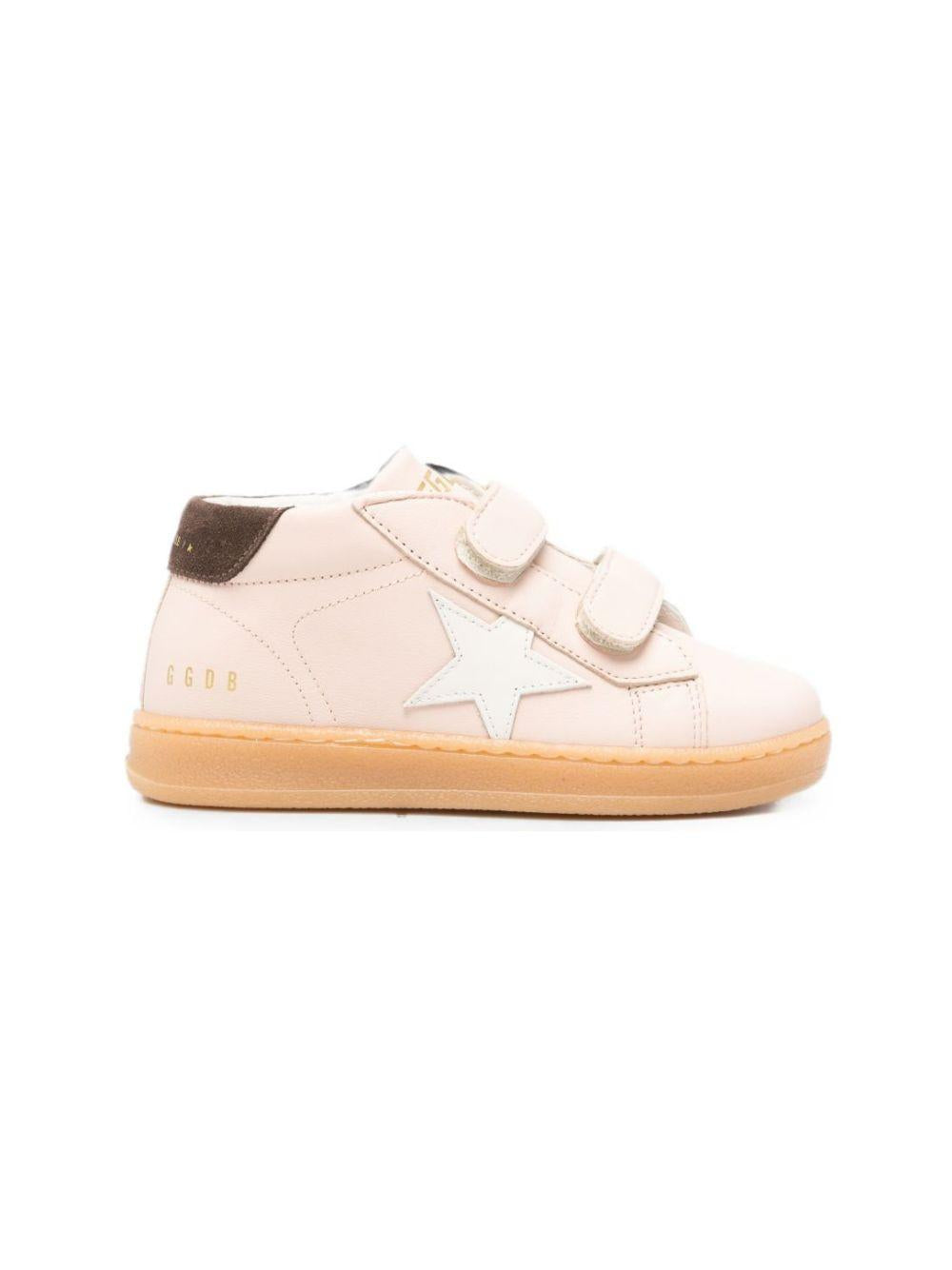 Sneakers June Ballstar per bambina Golden Goose Kids rosa con chiusura a strappo F00386F008635 25816 GOLDEN GOOSE KIDS 