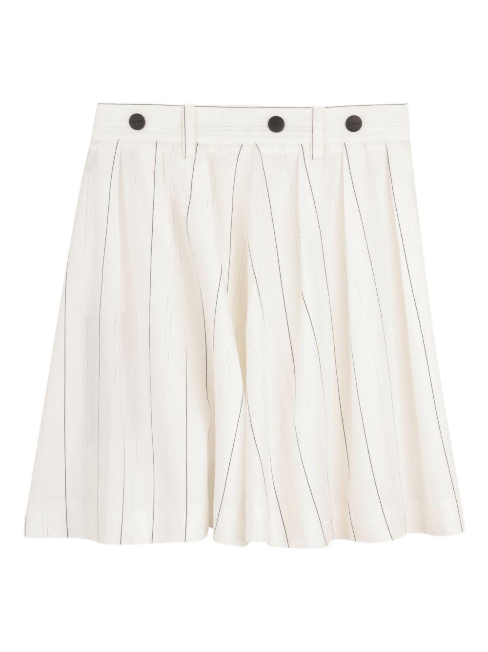 Abito per bambina Dkny Kids bianco con motivo gessato D62598 Z40 DKNY KIDS 