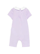Tutina per neonata Moschino Kids viola con stampa Teddy Bear MUT04OLAA01 51683 MOSCHINO KIDS 
