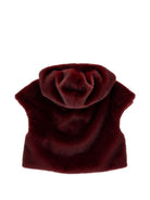 Gilet per bambina Monnalisa Kids rosso con design in pelliccia sintetica 17H105 8034 0069 MONNALISA KIDS 