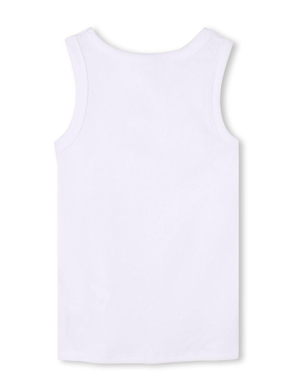 Set due t-shirt per bambina Dkny Kids nero con stampa con logo sul davanti D62313 09B DKNY 