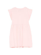 Abito per bambina Moschino Kids rosa con stampa Teddy Bear sul davanti HDV0HQLFA06 50209 MOSCHINO KIDS 