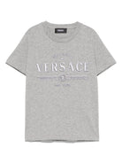Maglietta con logo Versace per bambino Versace Kids grigio con girocollo 10182931A13085 2EM40 VERSACE KIDS 