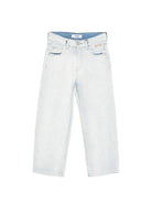 Jeans per bambino MSGM Kids denim con logo S6MSJUDP044 126 MSGM KIDS 