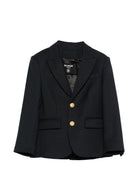 Blazer per bambino Balmain Kids blu scuro con bottoni BY2P14 I0196 621OR BALMAIN KIDS 