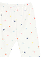 Pigiama per bambina Petit Bateau bianco con stampa gatto A0FBT 01 PETIT BATEAU KIDS 