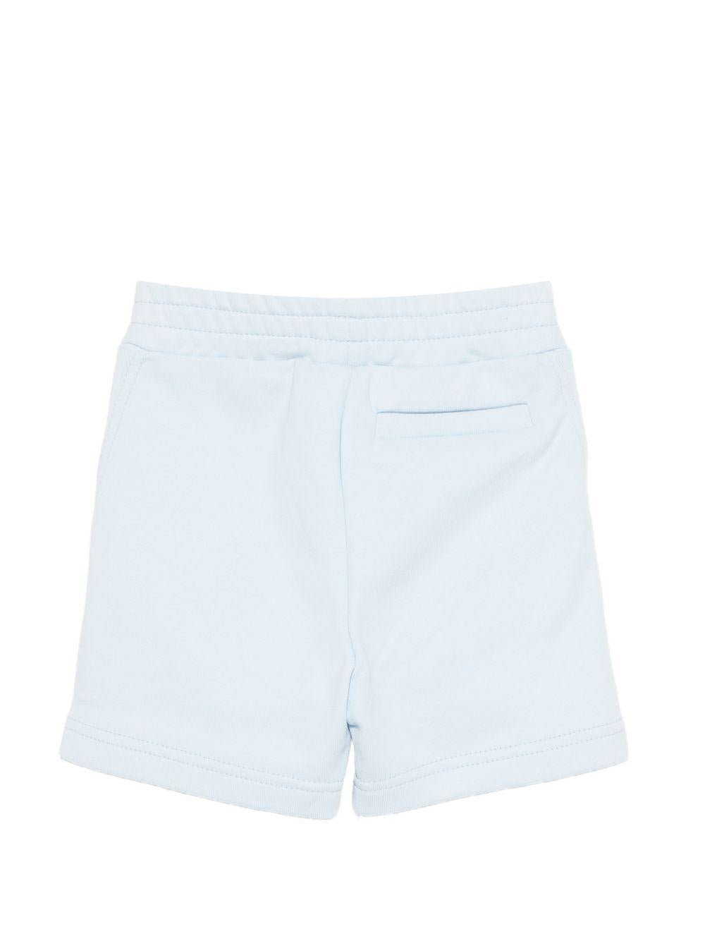 Shorts per neonato Givenchy Kids azzurri con vita elasticizzata H31197 77L GIVENCHY KIDS 