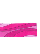 Cerchietto per neonata Emilio Pucci Junior rosa con motivo astratto PY0A14 Z3687 570BC EMILIO PUCCI KIDS 