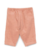 Pantaloni per neonato Bonpoint Kids rosa con tessuto in velluto a coste W06XPAW00003 024B BONPOINT KIDS 