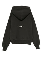 Felpa per bambini MSGM Kids nera con stampa del logo F5MSJUHS052 MS040 MSGM KIDS 