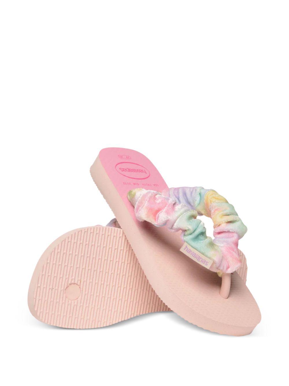 Ciabatte per bambina Havaianas Kids rosa con cinturino infradito stile elastico per capelli 4149941 0076 HAVAIANAS KIDS 