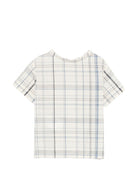 Camicia Cesari per neonato Bonpoint bianco con motivo a quadri S06YSHW00006 315 BONPOINT KIDS 