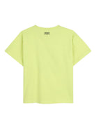 T-shirt per bambino Kenzo Kids verde lime con dettaglio sul davanti K61672 545 KENZO KIDS 
