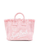Borsa Mini Vanity MC2 Saint Barth rosa con dettaglio frange VAMI001 00135L MC2 ST. BARTH KIDS 