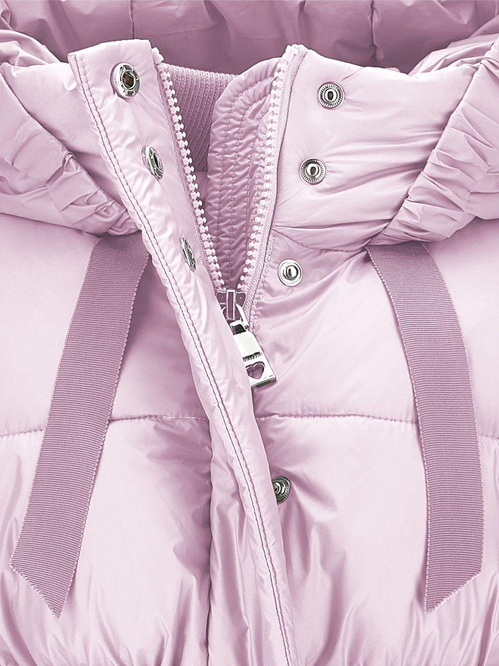 Piumino per bambina Monnalisa rosa con cappuccio 17F102 6021 0094 MONNALISA 