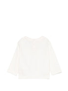 T-shirt per neonato Emporio Armani Kids bianca con patch logo EB001640 AF26009 U1009 EMPORIO ARMANI KIDS 