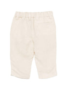Pantaloni per neonato Fay Kids beige con passanti per cintura FY6500 I0318 109 FAY KIDS 