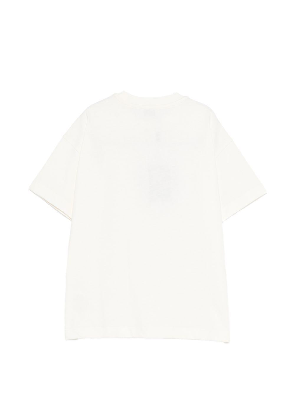 T-shirt per bambino Etro Kids bianca con logo ricamato GY8P91 Z3672 102 ETRO KIDS 